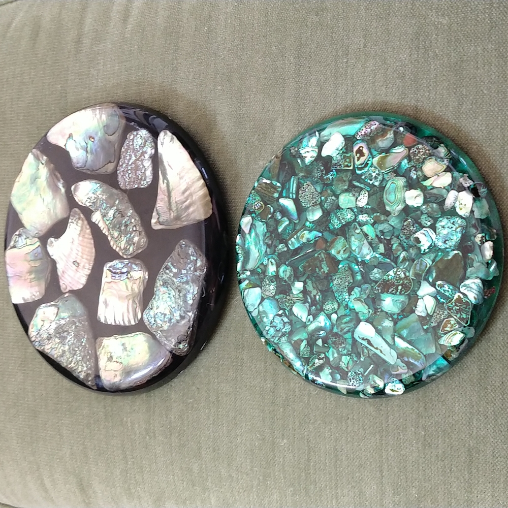 Pair of mid-century trivets